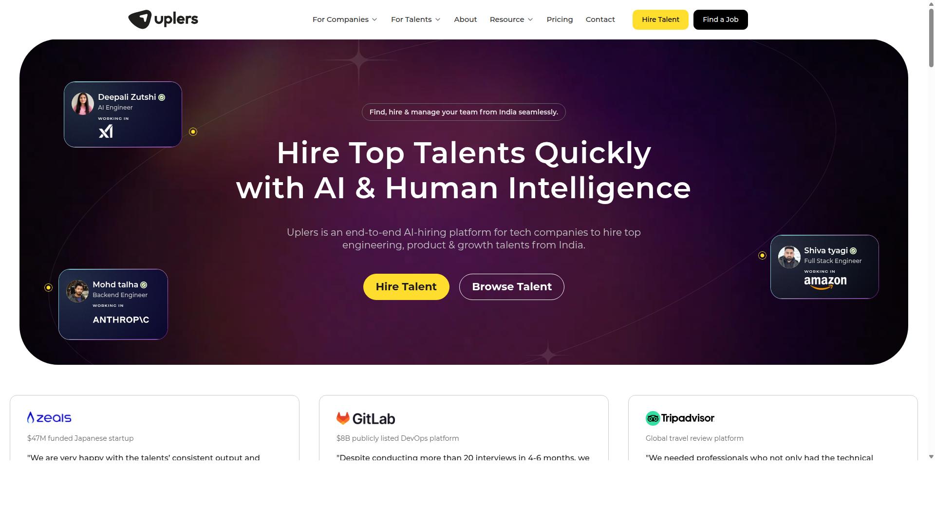 Quantum Workplace website